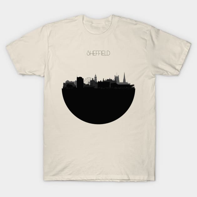 Sheffield Skyline T-Shirt by inspirowl